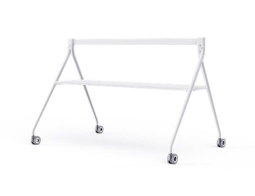 MB-Floorstand-860-W - White Floorstand for the 86" Meetingboard - Image 2