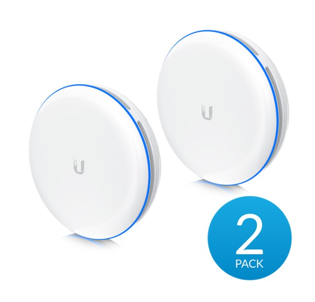 Ubiquiti UniFi Building-to-Building Bridge - 60 GHz Wireless Bridge with a 10 Gbps SFP+ Interface, Complete PtP Link, Sold as 2 Pack | UBB-XG