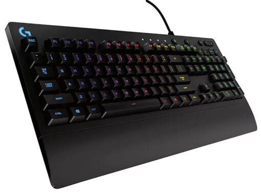 Logitech G213 Prodigy RGB Gaming Keyboard, 16.8 Million Lighting Colors Mech-Dome Backlit Keys Dedicated Media Controls Spill-Resistant Durable - Image 2