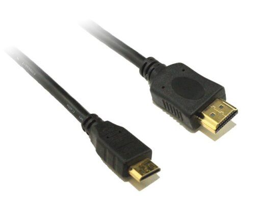 8Ware Mini HDMI to High Speed HDMI Cable 2m Male to Male - Image 2