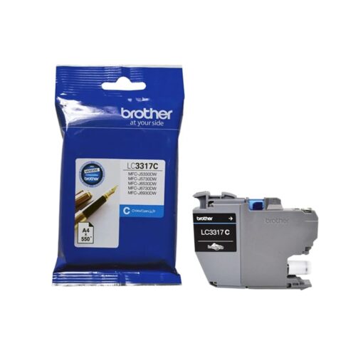 Brother LC-3317C Cyan Ink Cartridge - MFC-J5330DW/J5730DW/J6530DW/J6730DW/J6930DW/ - up to 550 pages - Image 2