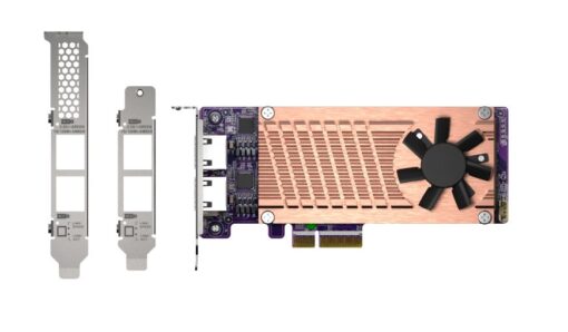 QM2-2P2G2T Maximize your NAS storage capacity, performance and network connectivity adds support for M.2 SSDs and 2.5GbE connectivity - Image 2