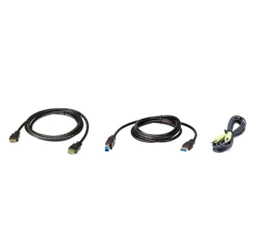 Aten 2L-7D02UHX3 KVM Cable 1.8m with HDMI, USB  Audio to HDMI, USB  Audio - Image 2