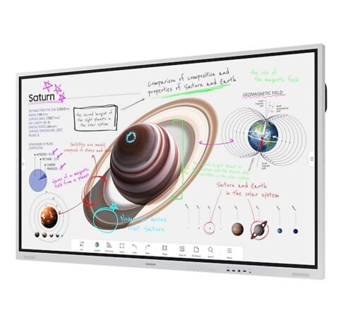 Samsung 55" Flip Pro WMB 4K UHD Interactive E-Board Smart Digital FlipChart Display InGlass Multi-Touch Writing Drawing Video Call App HDMI USB-C LAN - Image 2