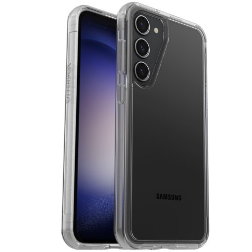 OtterBox Symmetry Clear Samsung Galaxy S23+ 5G (6.6") Case Clear - (77-91192), Antimicrobial, DROP+ 3X Military Standard, Raised Edges, Ultra-Sleek - Image 2