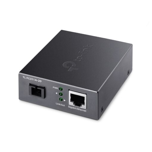 TP-Link TL-FC311A-20 Gigabit WDM Media Converter - IEEE 802.3u 1550nm 20KM 9/125 μm Single-Mode Fiber (Compatible with TL-FC311B-20) - Image 2