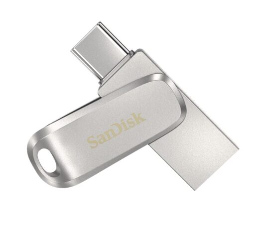 SanDisk 64GB Ultra Dual Drive Luxe USB-C  USB-A Flash Drive Memory Stick 150MB/s USB3.1 Type-C Swivel for Android Smartphones Tablets Macs PCs - Image 2