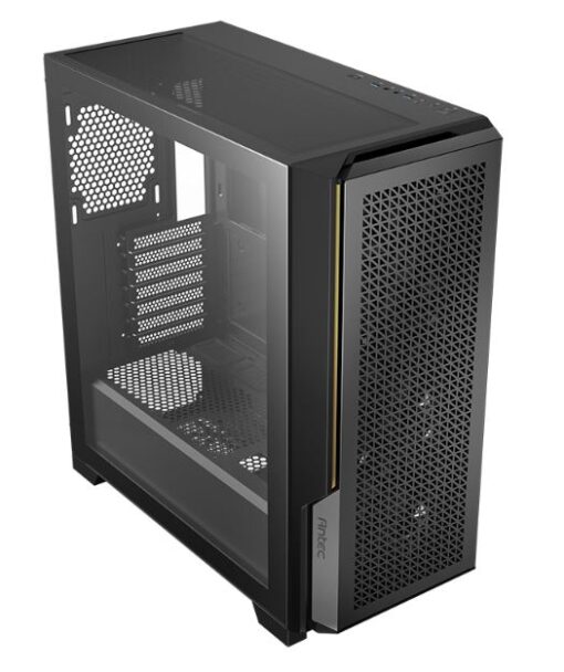 Antec P20C ATX, E-ATX High Airflow, USB-C, Cable management , 4x HDD or SSD , 375mm GPU, 170mm CPU  3x PWM 12 CM Fan, Tempered Glass, Gaming Case - Image 3