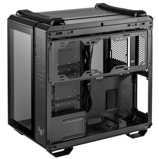 ASUS GT502 TUF Gaming Case Black ATX Mid Tower Case,Tool-Free Side Panels,Tempered Glass,8 Expansion Slots,4 x 2.5'/3.5' Combo Bay - Image 4