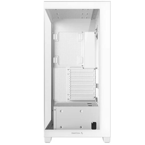 DeepCool CG580 White Panoramic ATX Mid-Tower Case, Up to 2x 360mm Radiators, 9x120mm Fans. Front 2x USB3.0, Audio I/O Panel - Image 3