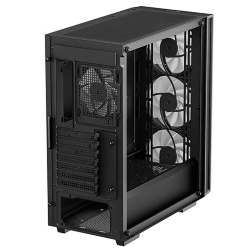 DeepCool MATREXX 55 V4 C Full Tempered Glass Side Panel ATX Case. Front top USB3.0, (Type-C) Pre-Installed 3×140mm ARGB PWM Fans, 1×120mm ARGB - Image 2