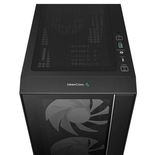 DeepCool MATREXX 55 V4 C Full Tempered Glass Side Panel ATX Case. Front top USB3.0, (Type-C) Pre-Installed 3×140mm ARGB PWM Fans, 1×120mm ARGB - Image 3