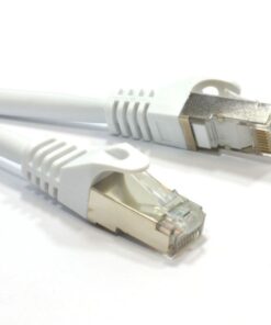 Astrotek CAT6A Shielded Cable 2m Grey/White Color 10GbE RJ45 Ethernet Network LAN S/FTP LSZH Cord 26AWG PVC Jacket