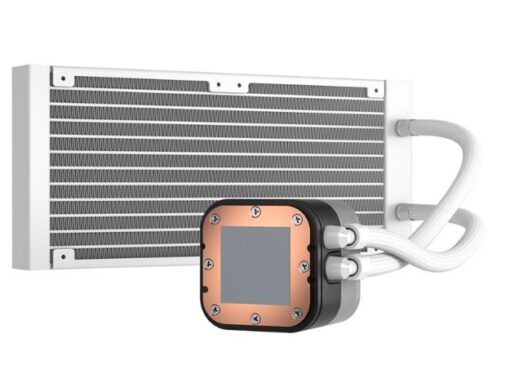 Corsair iCUE H100i RGB ELITE Liquid CPU Cooler - Dynamic RGB, AF Elite high Airflow Fans, Zero RPM mode,  White Easy Tooless USB-C Installation - Image 2