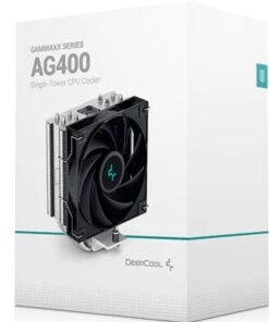 DeepCool AG400 CPU Cooler 4 Heat Pipes, 120mm PWM Fan, Intel LGA1700/1200/1151/1150/1155 AMD AM5/AM4