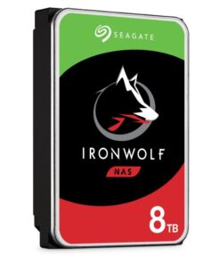 Seagate 8TB 3.5' IronWolf SATA3 NAS 24x7 7200 RPM 256MB Cache SATA 6.0Gb/s HDD (ST8000VN004)