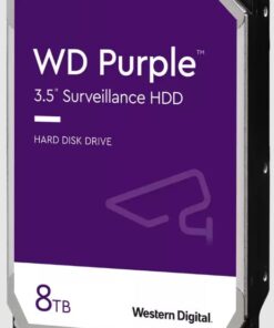 Western Digital WD Purple 8TB 3.5' Surveillance HDD 256MB Cache SATA  3-Year Limited Warranty