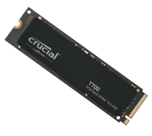 Crucial T700 1TB Gen5 NVMe SSD - 11700/9500 MB/s R/W 600TBW 1500K IOPs 1.5M hrs MTTF with DirectStorage for Intel 13th Gen  AMD Ryzen 7000
