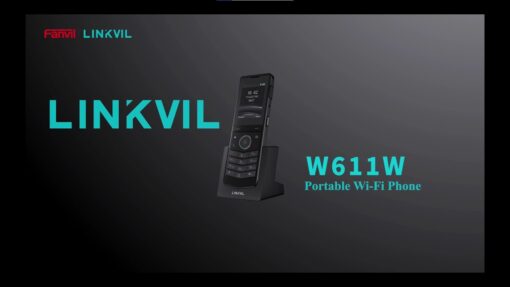 Fanvil Linkvil W611W Portable Wi-Fi Phone 2.4' Color Screen, Support Dual-band Wi-Fi, Up To 9 Hours Talk Time, Waterproof Dustproof, - Image 3