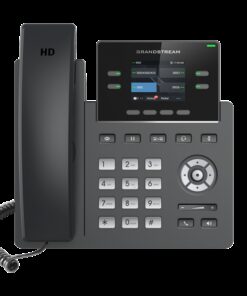 Grandstream GRP2612W 4 Line IP Phone, 2 SIP Accounts, 320x240 Colour Screen, HD Audio, Inbuilt WiFi, Includes PSU