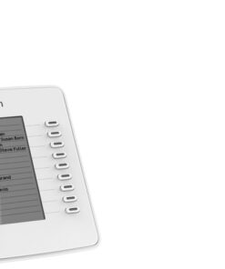 SNOM D7W Expansion Module USB for D785, D765, D745, D735, D725, D717  D715, White, 18 Freely Programmable, Coloured LED Buttons | SNOM-D7W