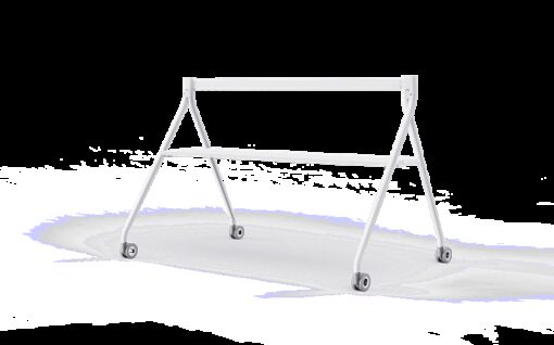 Yealink Floorstand for MeetingBoard 86' with Tray,Perfect fit for Yealink MeetingBoard 86',Wheeled for easy transport Stable, White, EOS