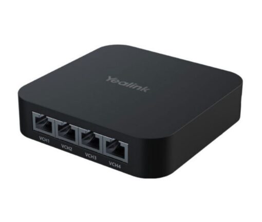 Yealink RCH40 E2 4-Port PoE Switch, Used For Connecting Yealink Meeting Room Cameras, Microphones  Speakers
