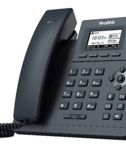 Yealink T31P 2 Line IP phone Entry-level, 132x64 LCD, PoE. No Power Adapter included, Zoom, HD Voice, 5-Way Local Conference, Unified Firmware
