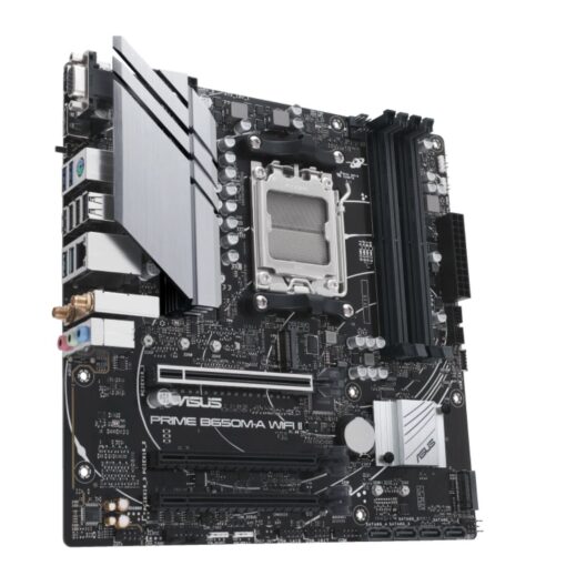 ASUS AMD B650M PRIME B650M-A WIFI II-CSM (AM5) Micro-ATX Motherboard  4x DDR5 192GB, 1x PCIe 4.0 x16 slot,2 x M.2 slots, 4 x SATA,Wi-Fi 6 1 x HDMI.1 - Image 2