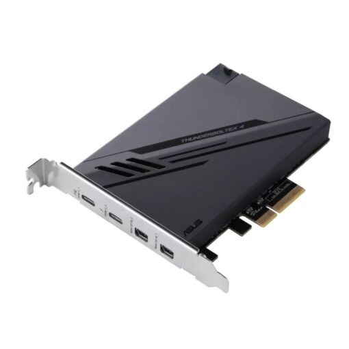 ASUS THUNDERBOLTEX 4 Expansion Card, Dual Thunderbolt, 40 Gbps Bi-Directional, 4xUSB-C, 1xDP, 4xPCIE3.0 - Image 2