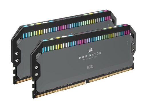 CORSAIR DOMINATOR RGB DDR5 32GB (2 x 16GB) DDR5 5600 CL36-36-36-76 1.25V Intel XMP  AMD EXPO - GREY