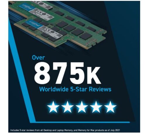 Crucial 8GB (1x8GB) DDR5 SODIMM 5200MHz C42 1.1V Notebook Laptop Memory - Image 3