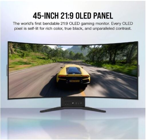 Corsair 45' XENEON FLEX 45WQHD240 3440 x 1440, 240Hz , 0.03ms, G-Sync and FreeSync Premium Ultimate Monitor - Image 3