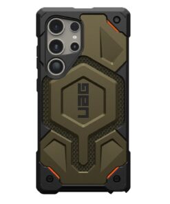 UAG Monarch Kevlar Samsung Galaxy S24 Ultra 5G (6.8') Rugged Case - Elemental Green (21441511397B),20ft. Drop Protection (6M), 10 Years Warranty