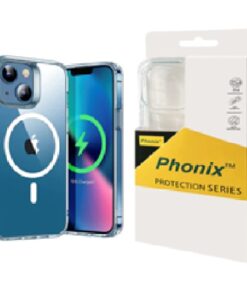 Phonix Apple iPhone 15 (6.1') Clear Rock Shockproof Case With MagSafe - Ultra-thin, lightweight, Non-slip, Shockproof, strong and durable materials