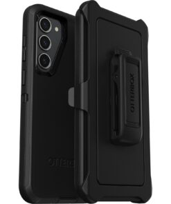 OtterBox Defender Samsung Galaxy S23+ 5G (6.1') Case Black - (77-91027), DROP+ 4X Military Standard,Included Holster,7 Years Warr