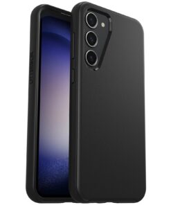 OtterBox Symmetry Samsung Galaxy S23+ 5G (6.6') Case Black - (77-91122), Antimicrobial, DROP+ 3X Military Standard, Raised Edges, 7 Years Warranty