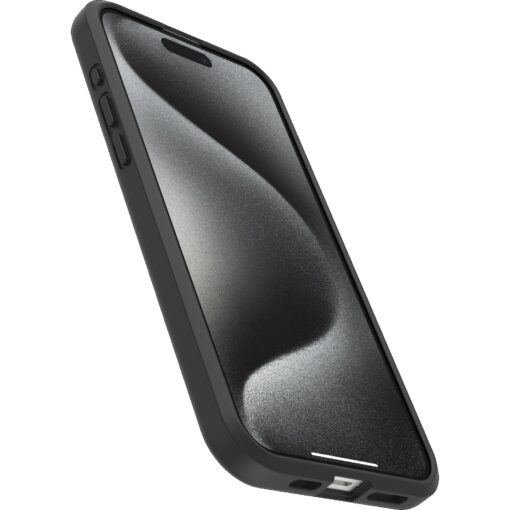 OtterBox React Apple iPhone 15 Pro Max (6.7') Case Black Crystal (Clear/Black) - (77-92783), Antimicrobial,DROP+ Military Standard, 7 Years Warranty - Image 3