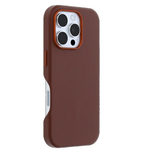 OtterBox Symmetry MagSafe Cactus Leather Apple iPhone 16 Pro Max (6.9') Case Brown - (77-96337),DROP+ 3X Military Standard, 7 Years Warranty - Image 3