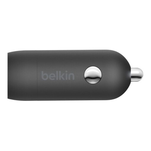 Belkin BoostCharge 30W USB-C PD Car Charger - Black (CCA004btBK),Dynamic Power Delivery,Compact Design, USB-IF Certified, $2,500 CEW, 2YR - Image 3