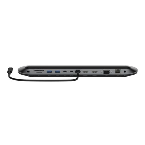 Belkin Connect USB-C 11-in-1 universal Docking Station - Grey (INC014btSGY), Dual Display, 10 Gbps, 100W Power Delivery, 2YR - Image 2