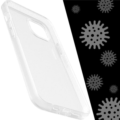 OtterBox Symmetry Clear Apple iPhone 14 Plus Case Stardust (Clear Glitter) - (77-88595), DROP+ 3X Military Standard, Raised Edges, 7 Years Warran - Image 4
