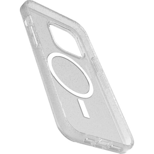 OtterBox Symmetry+ Clear MagSafe Apple iPhone 14 Pro Max Case Stardust (Clear Glitter) -(77-89285),Antimicrobial,DROP+ 3X Military Standard,7 Yrs - Image 3