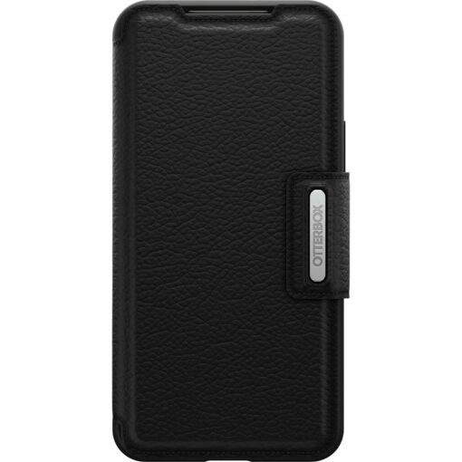 OtterBox Strada Samsung Galaxy S22 5G (6.1') Case Black - (77-86485), DROP+ 3X Military Standard, Leather Folio Cover, Card Holder, 7 Years Warranty - Image 4
