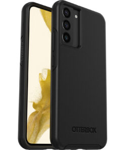 OtterBox Symmetry Samsung Galaxy S22+ 5G (6.6') Case Black - (77-86432), Antimicrobial, DROP+ 3X Military Standard, Raised Edges, 7 Years Warranty
