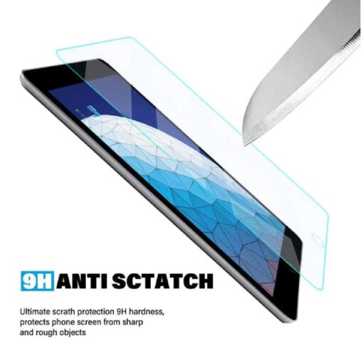 USP Apple iPad Air 3 (10.5') Tempered Glass Screen Protector : Full Coverage, 9H Hardness, Bubble-free, Anti-fingerprint, Original Touch Feel - Image 3