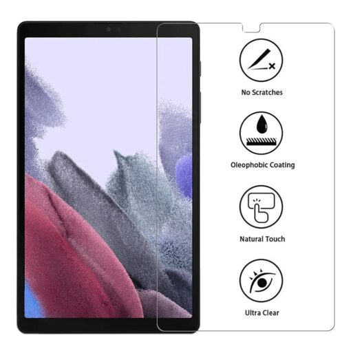 USP Samsung Galaxy Tab A7 Lite (8.7') Tempered Glass Screen Protector : Full Coverage, 9H Hardness, Bubble-free, Anti-fingerprint, Original Touch Feel - Image 3