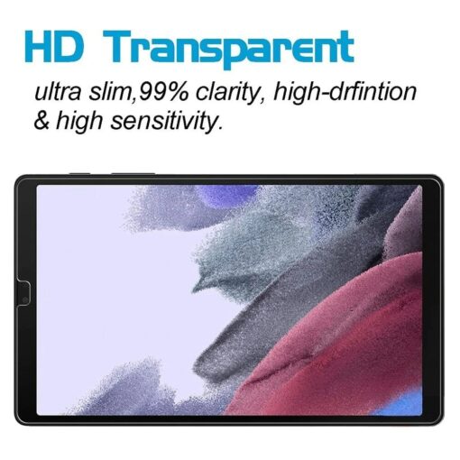 USP Samsung Galaxy Tab A7 Lite (8.7') Tempered Glass Screen Protector : Full Coverage, 9H Hardness, Bubble-free, Anti-fingerprint, Original Touch Feel - Image 4