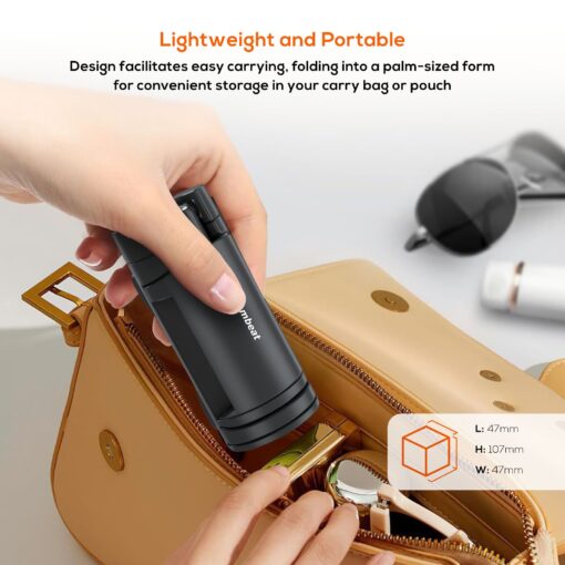 mbeat®   Portable Travel Phone Holder Portable Design/ 360 degree Rotatable Base/ Compact  Lightweight/ Freestyle Adjustment Package Weight: 125g - Image 3