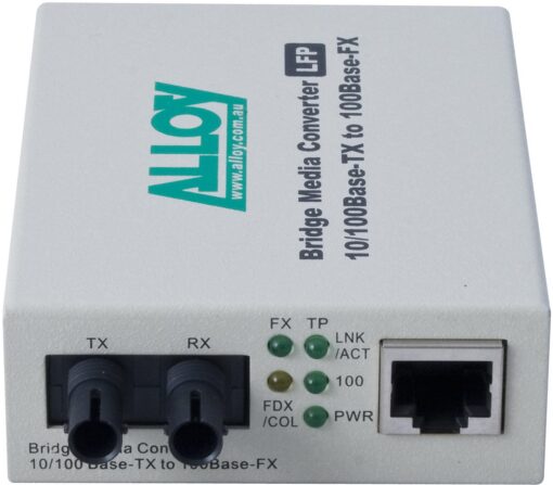 Alloy FCR200STR  10/100Base-TX to 100Base-FX Multimode Fibre (STR) Converter with LFP via FEF or FM. 2Km - Image 2